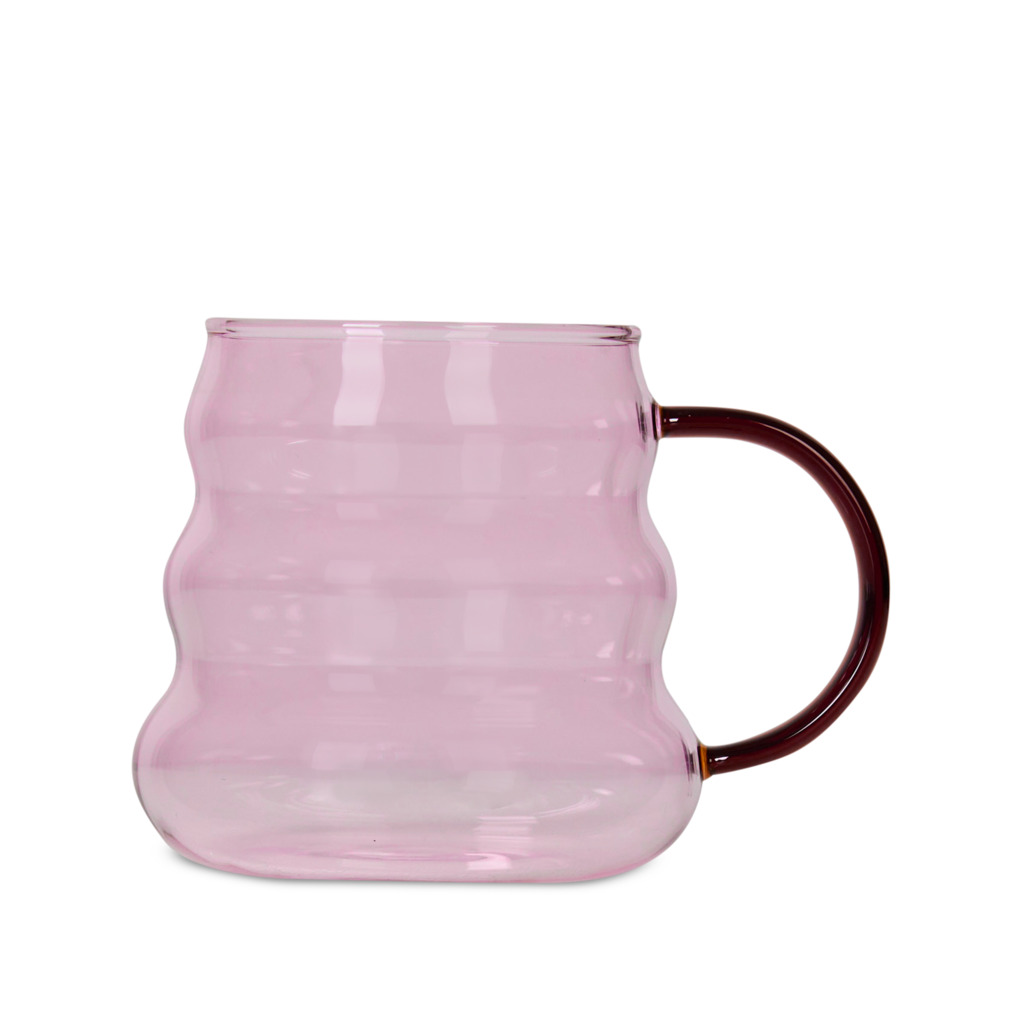 Bubble Glass Mug Pink Shop all Teawares T2 Australia