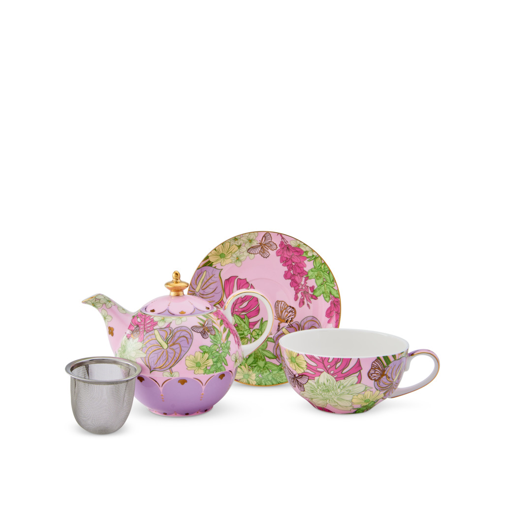 Boxed Enchanted Tea For One Lilac image number 2