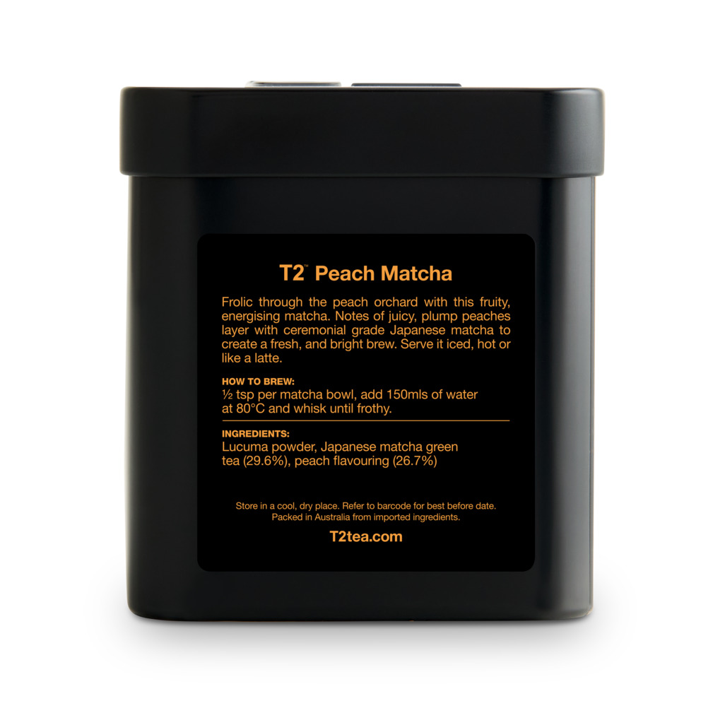 Peach Matcha Powder Tin 30g image number 3