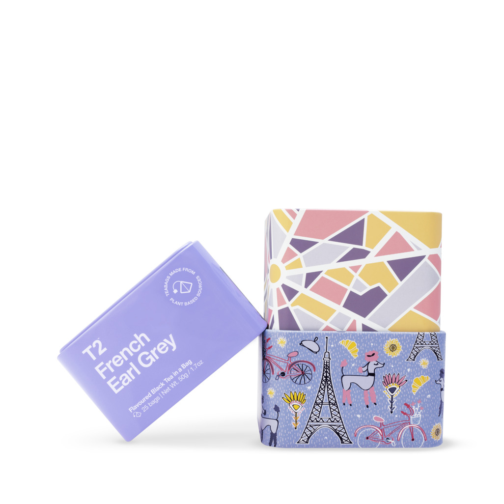 French Earl Grey Tea Bag Icon Tin 25 pack image number 3