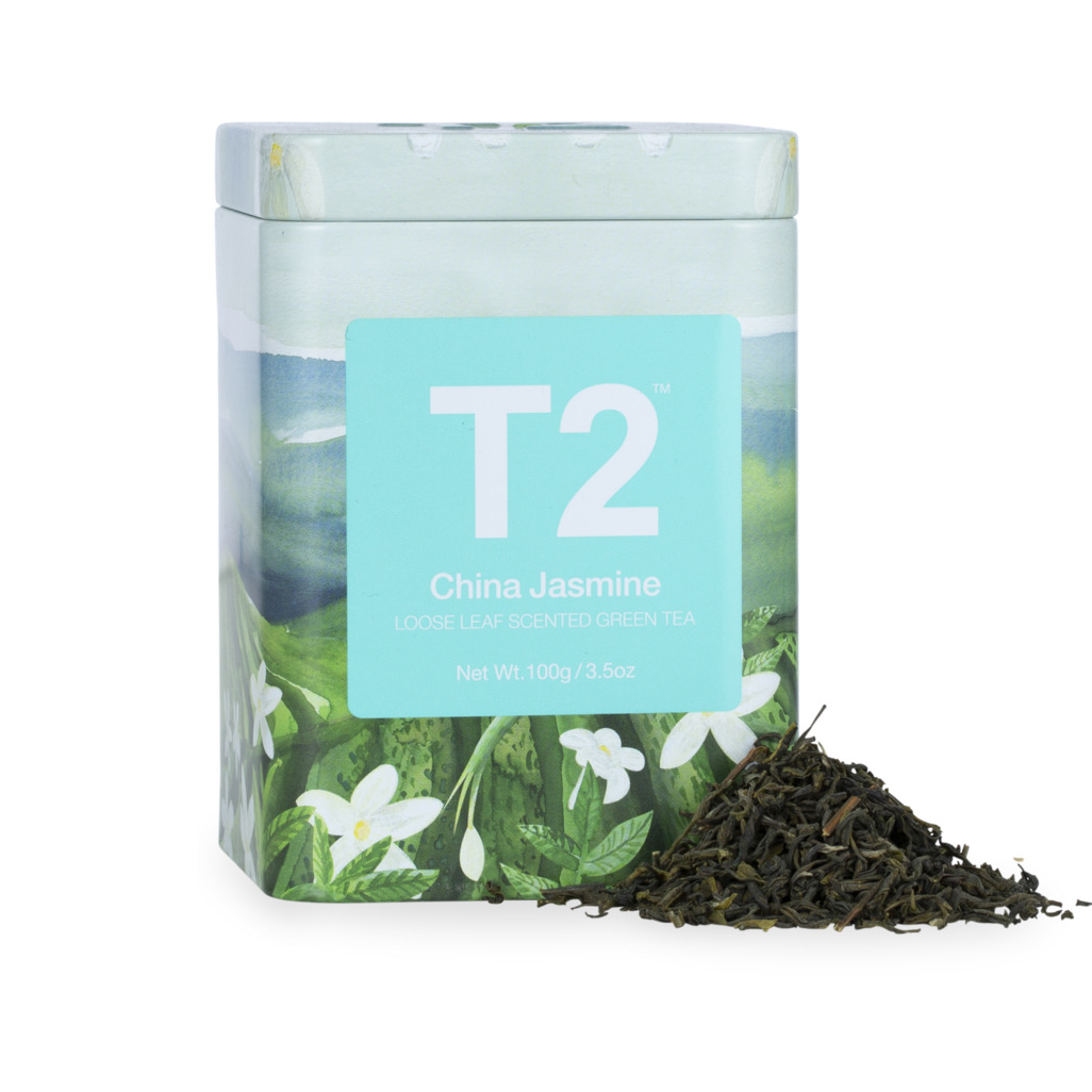 China Jasmine Loose Leaf Icon Tin 100g Shop all Teas T2 NZ