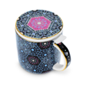 Moroccan Tealeidoscope Black Mug with Infuser image number 4