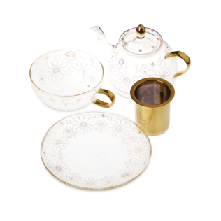 Bee Moroccan Glass Tea For One