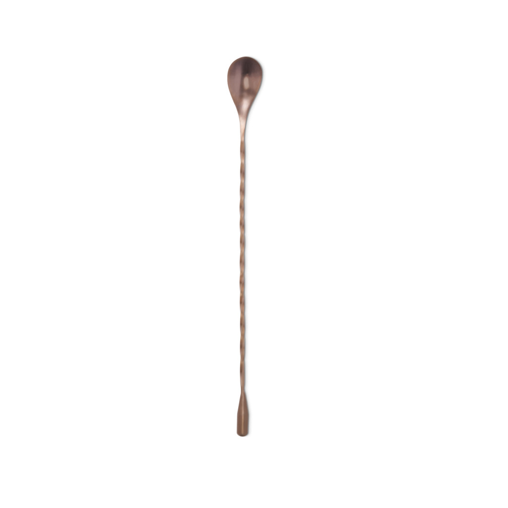 Long Handle Twisted Spoon Rose Gold image number 0