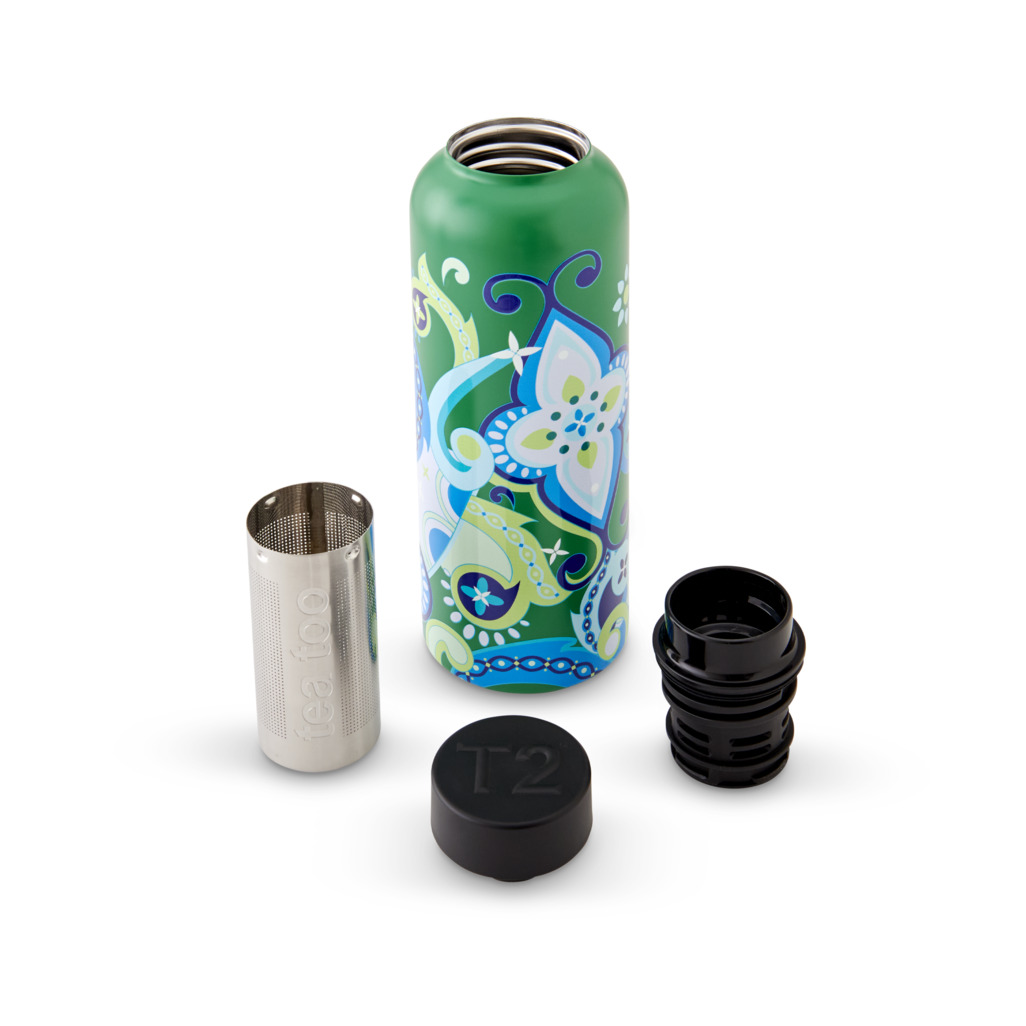 T2 Boxed Stainless Steel Flask Lollapalooza image number 2