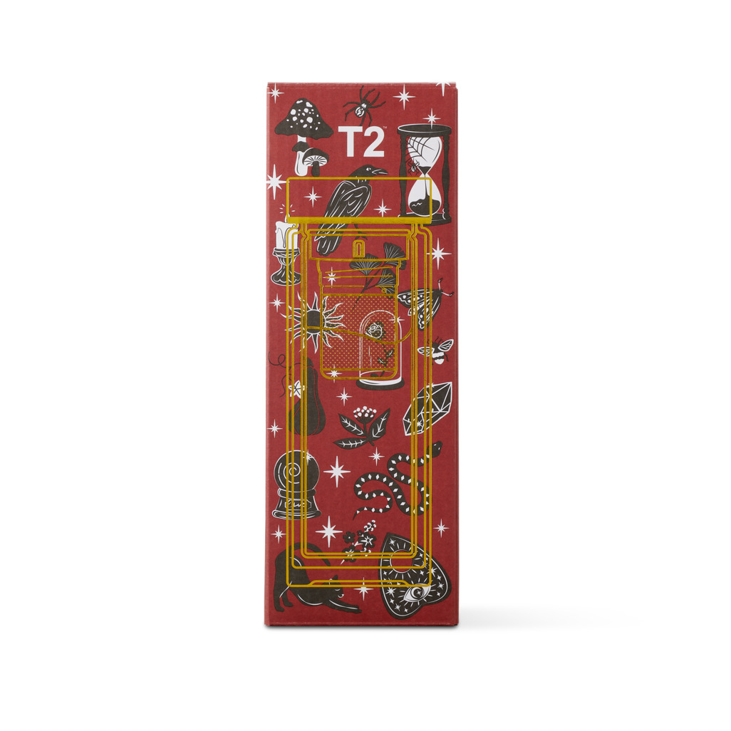 T2 Boxed Double Walled Glass Flask Seriously Spooky image number 3