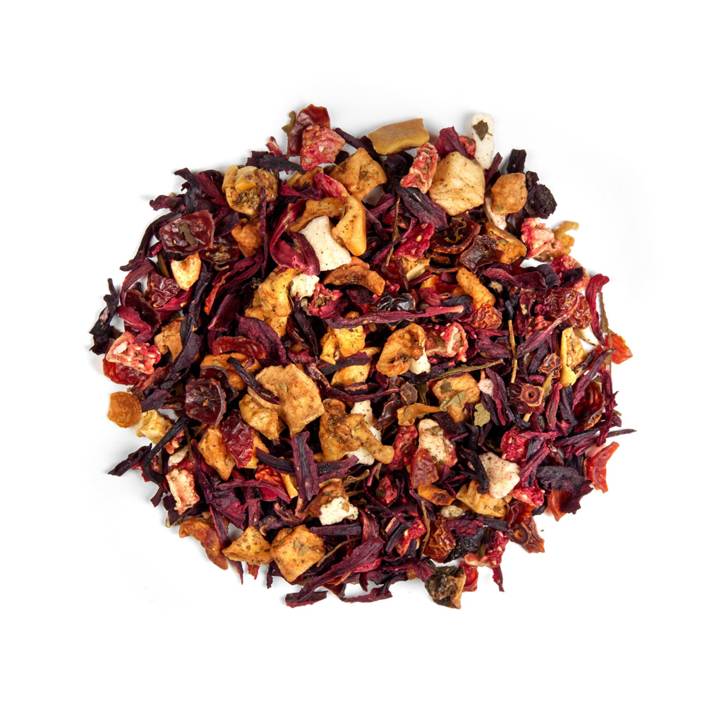 Strawberries & Cream Loose Leaf Cube 100g image number 1