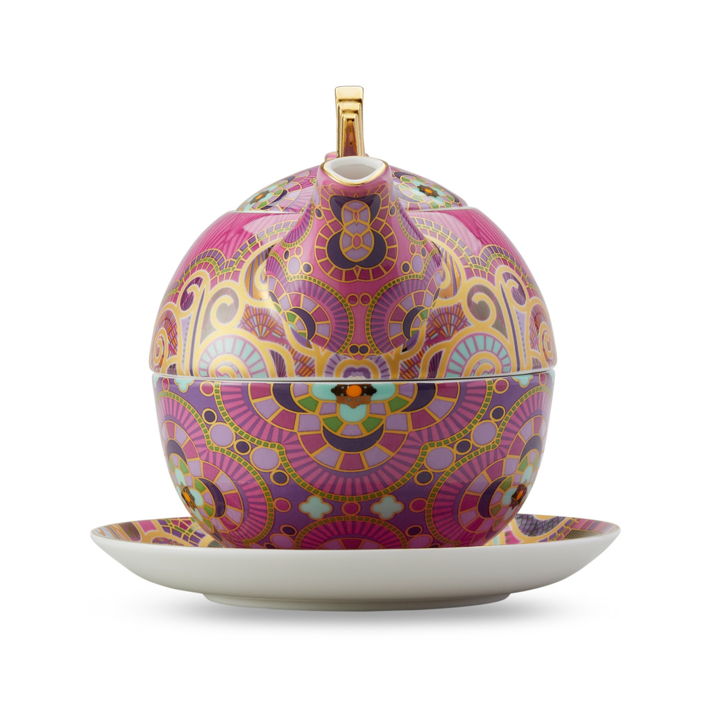 Boxed Palazzo Tea For One Purple image number 5