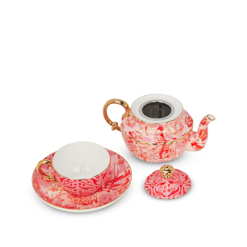 High Tea Hijinks Tea For One Pink image number 5