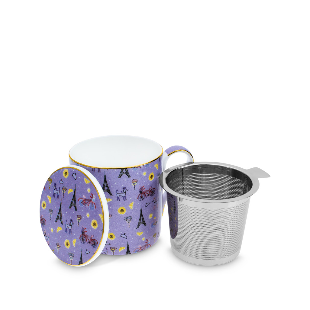 Iconic French Earl Grey Mug with Infuser image number 2