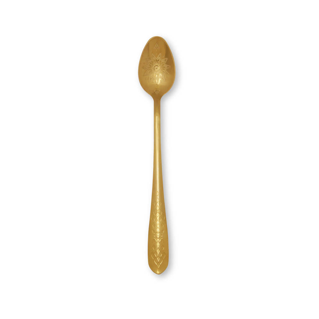 Yes Way Crochet Long Teaspoon Gold image number 0