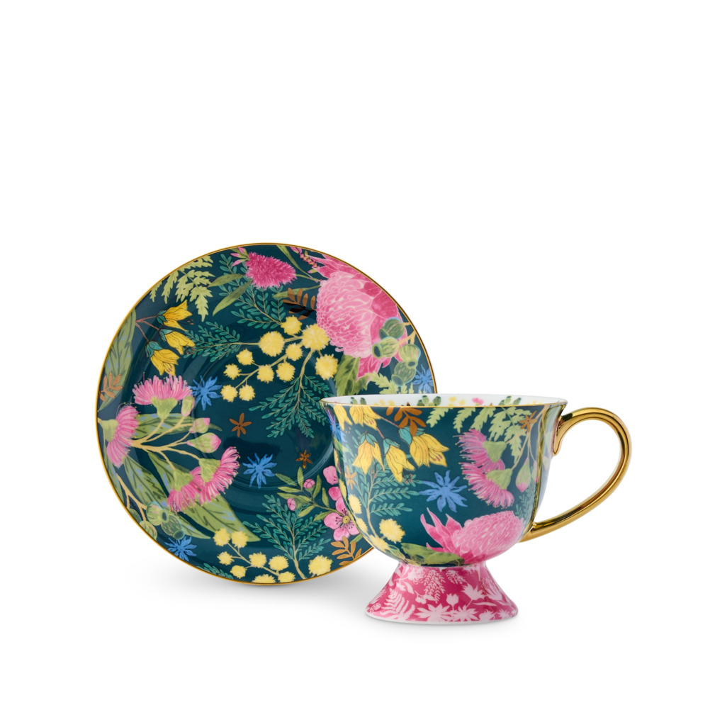 Wild At Heart Cup & Saucer Bush Cup & Saucer Sets T2 NZ