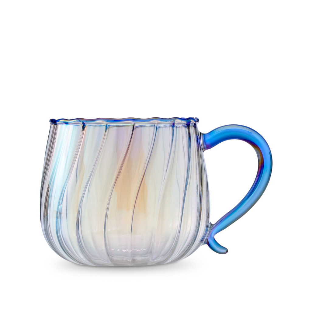 Valentina Glass Generous Mug Blue image number 1