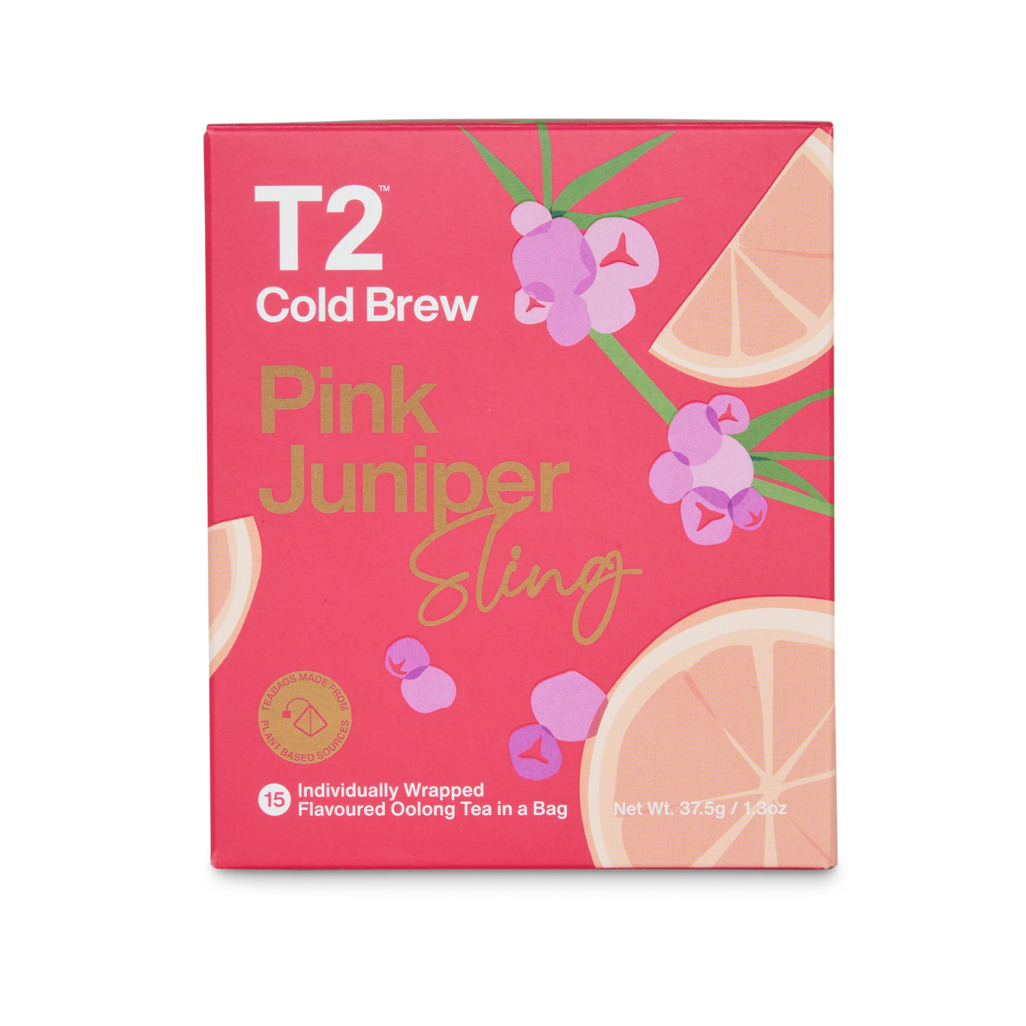 Pink Juniper Sling Cold Brew Tea Bag 15 pack image number 0