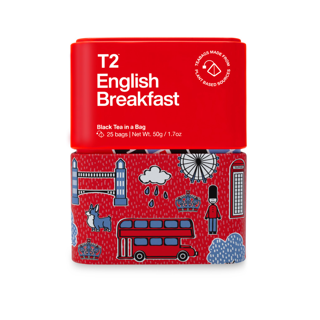 English Breakfast Tea Bag Icon Tin 25 pack image number 2