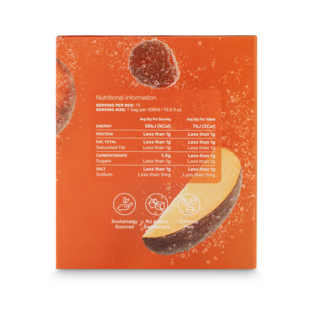 Peachberry Cold Brew Tea Bag Pack 15 pack image number 3