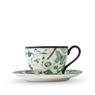Curios Cup & Saucer Emerald