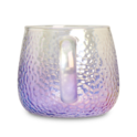 Lilac Hammered Glass Mug image number 3