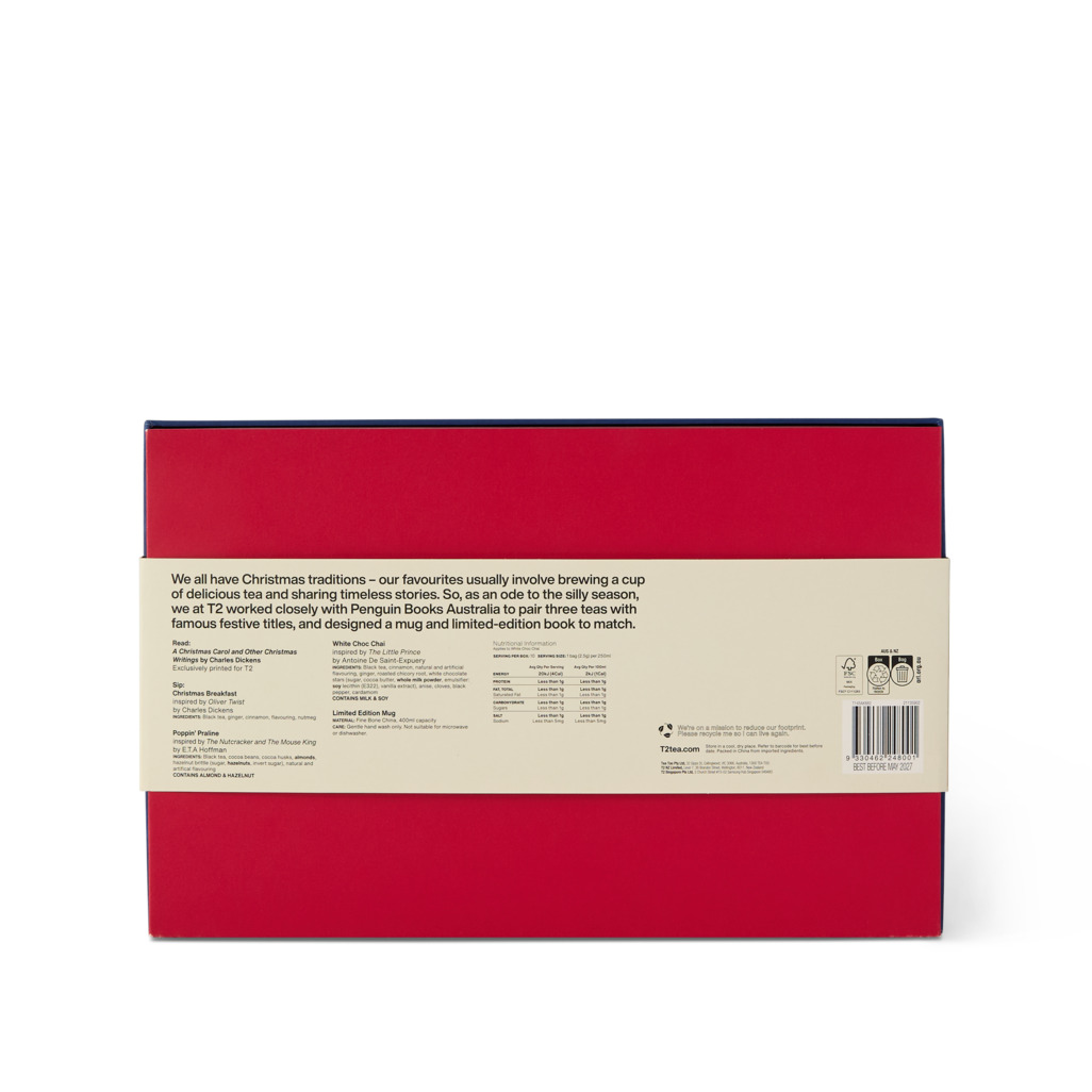 T2 x Penguin Books - Tea & Books: Festive Classics Tea Bag Gift Pack image number 4