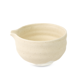 Hibi Spouted Matcha Bowl Beige