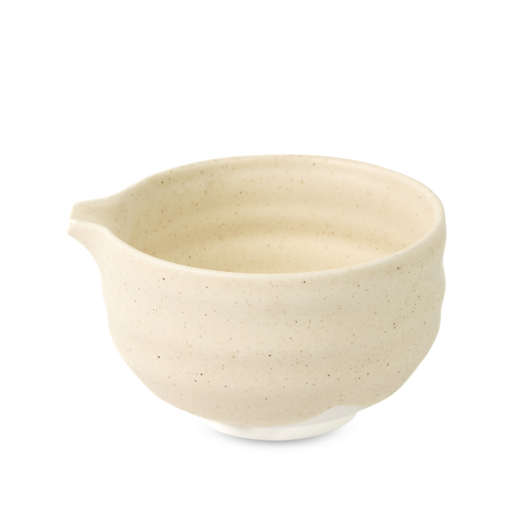 Hibi Spouted Matcha Bowl Beige image number 0