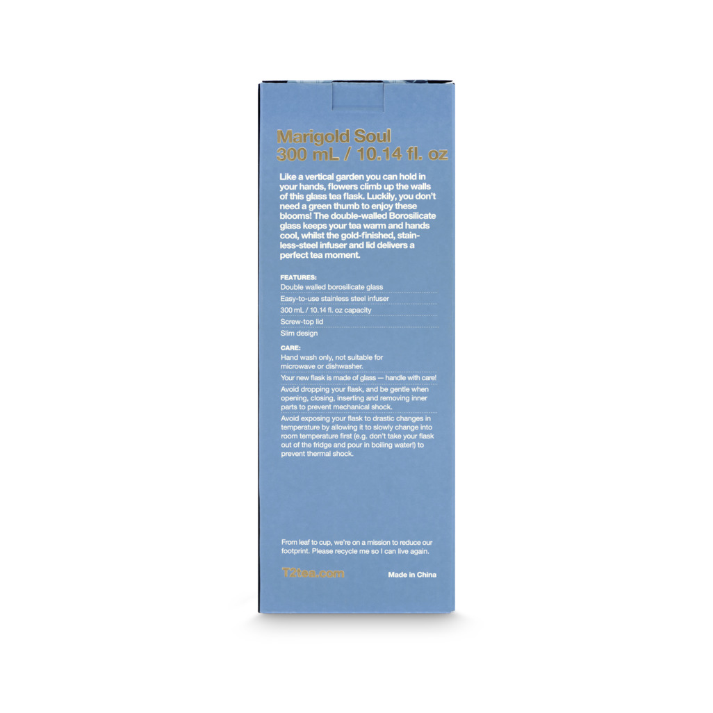 T2 Boxed Double Walled Glass Flask Marigold Soul image number 5