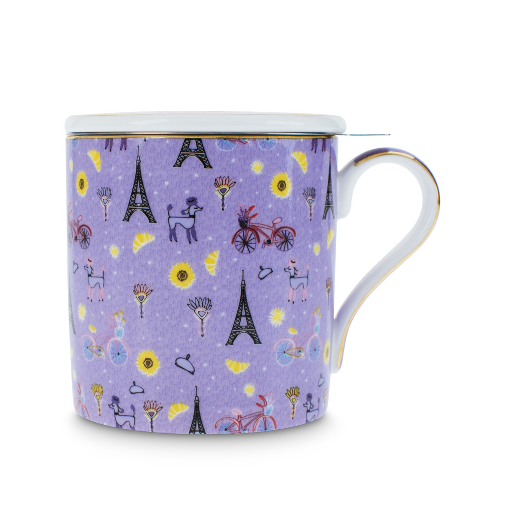 Iconic French Earl Grey Mug with Infuser image number 1