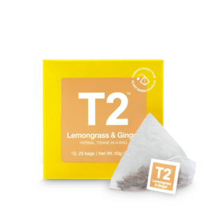 Lemongrass and Ginger Tea Bag Cube 25 pack