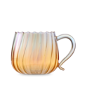 Valentina Glass Generous Mug Peach image number 1