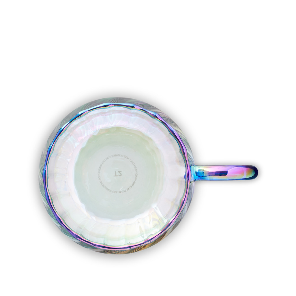 Valentina Glass Generous Mug Blue image number 2