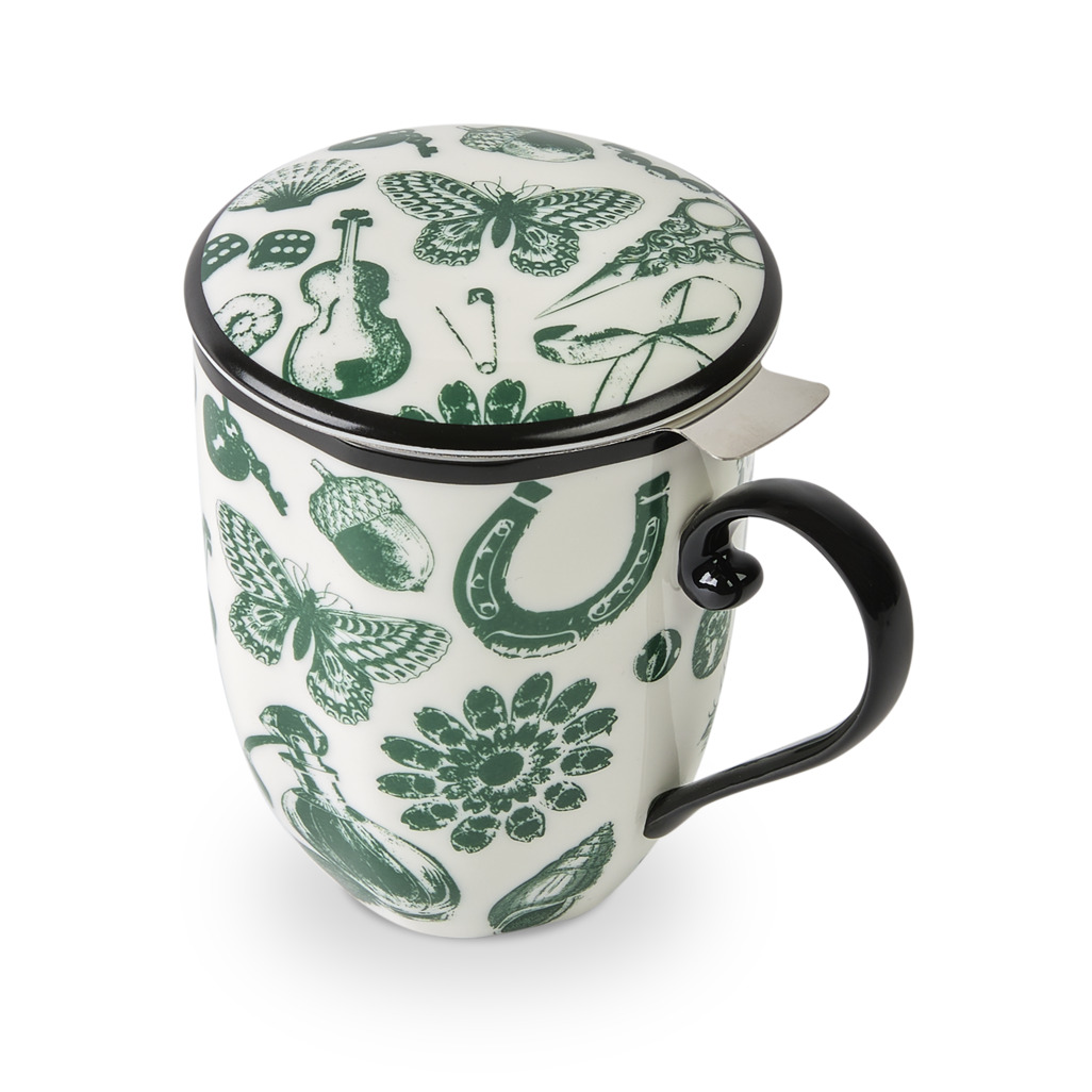 Curios Mug With Infuser Emerald image number 2
