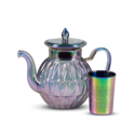 Droplet Delight Teapot Midnight Pearl image number 1