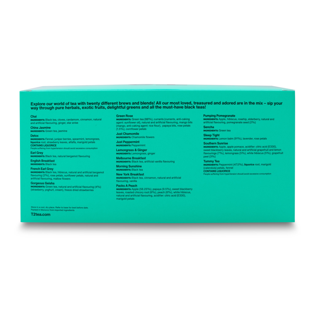 T2 Twenty Tea Bag Gift Pack image number 2