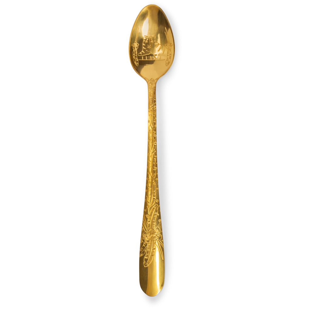 Jungle Dreaming Tiger Etched Teaspoon image number 0