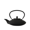 Cast Iron Teapot Hobnail Large Black 800ml image number 0