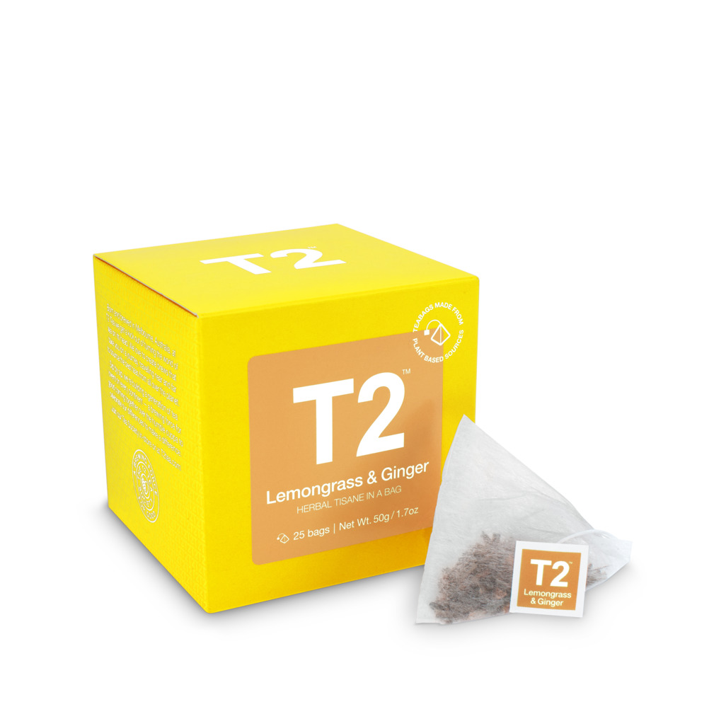 Lemongrass and Ginger Tea Bag Cube 25 pack image number 5