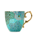 Moroccan Tealeidoscope Pretty Mug Aqua image number 1
