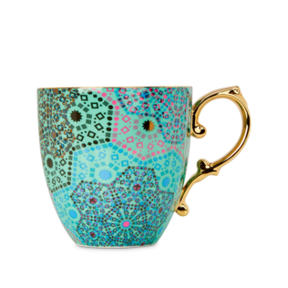 Moroccan Tealeidoscope Pretty Mug Aqua