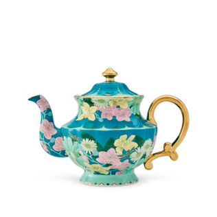 Enchanted Tall Teapot Turquoise