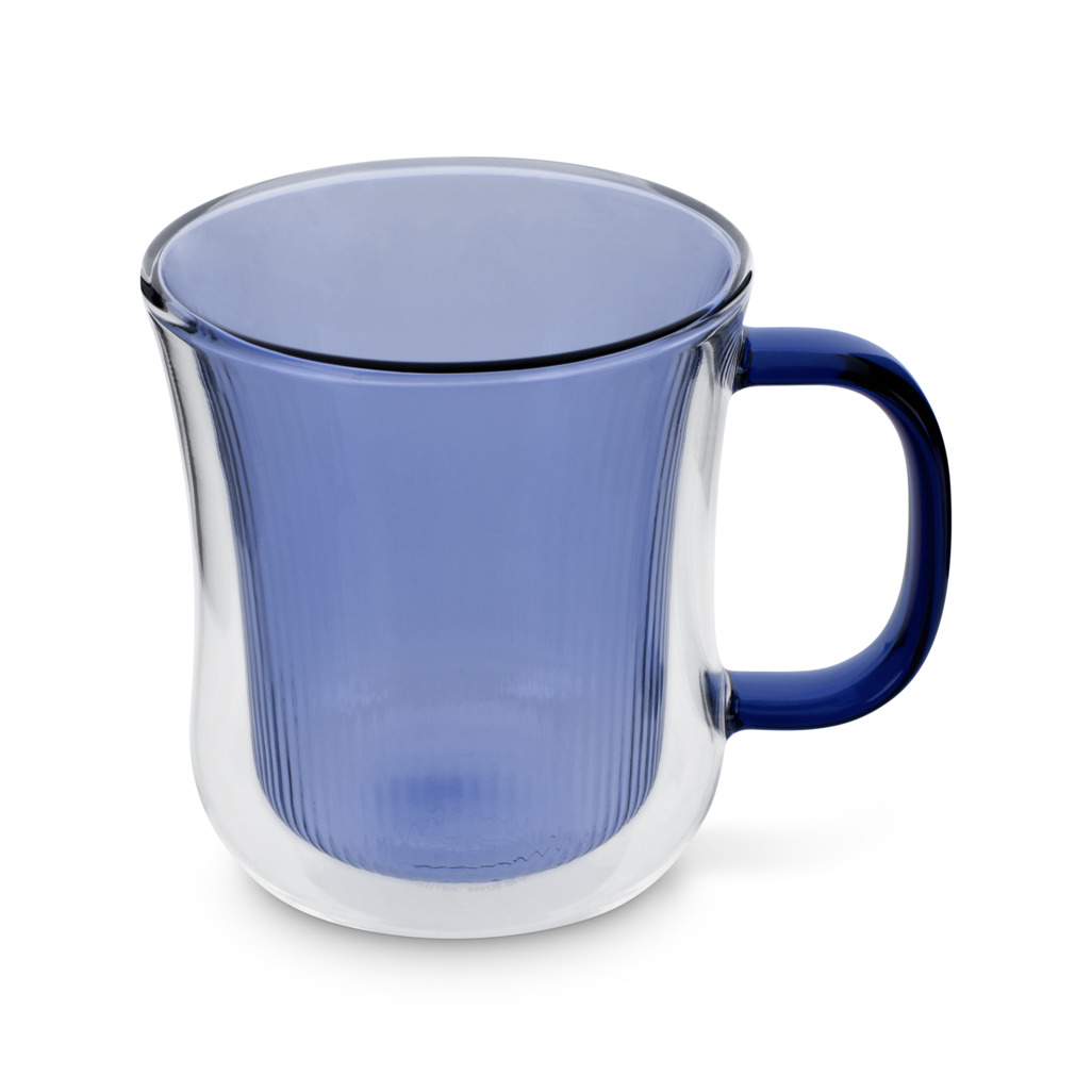 BOROSILICATE GLASS MUG  Double walled glass tea mug –