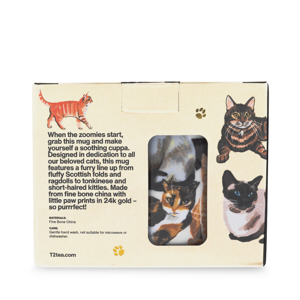 Boxed Mug Paws For Tea Cats image number 5