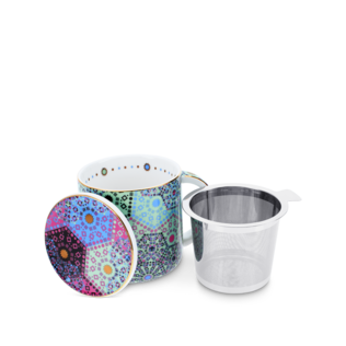 Moroccan Tealeidoscope Aqua Mug With Infuser