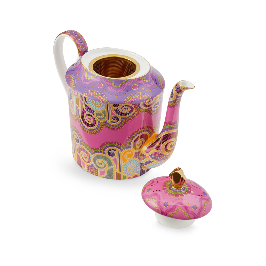 Palazzo Teapot Tall Purple image number 5