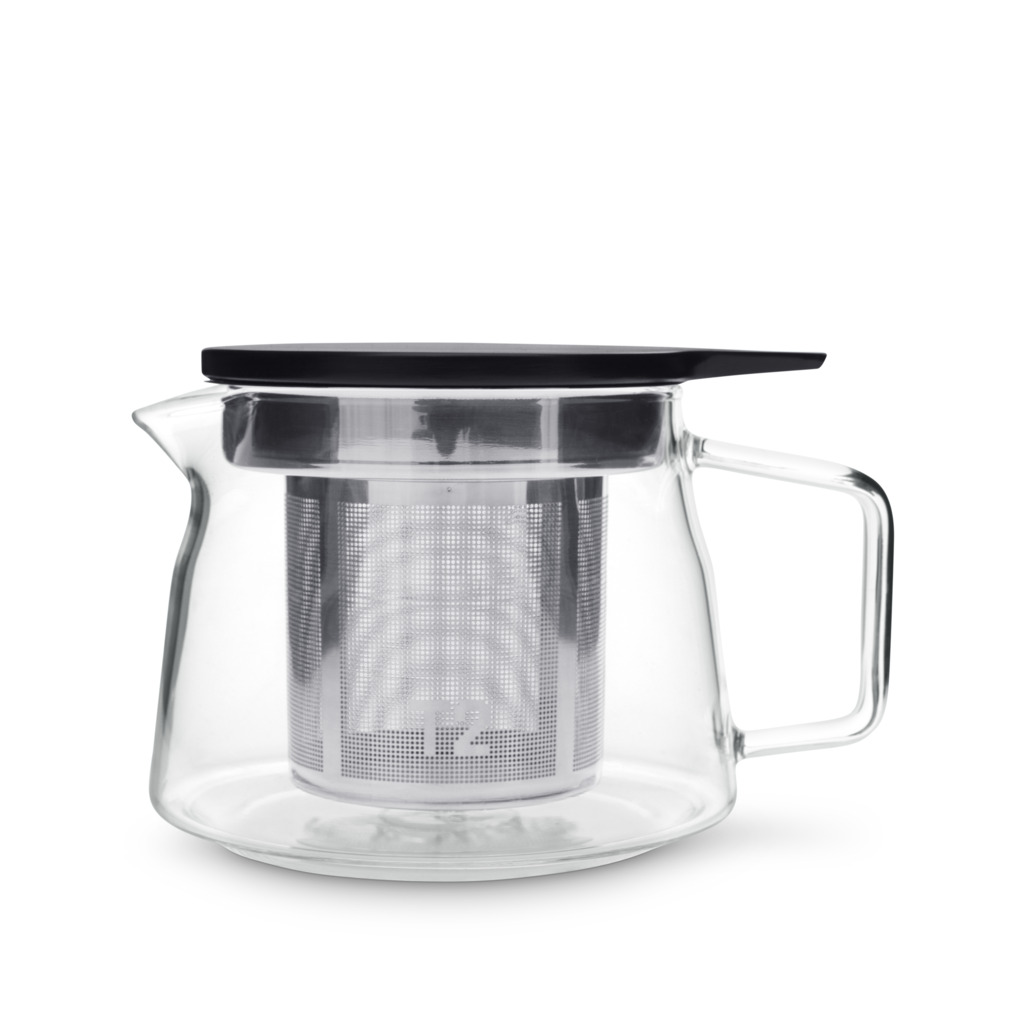 T2 Teaset Glass Small Teapot Black image number 0