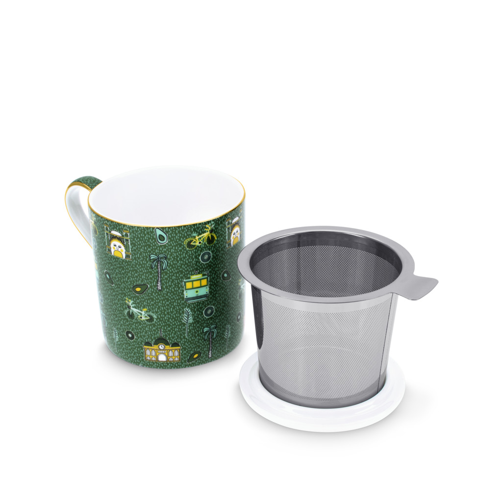 Iconic Melbourne Breakfast Mug with Infuser image number 4