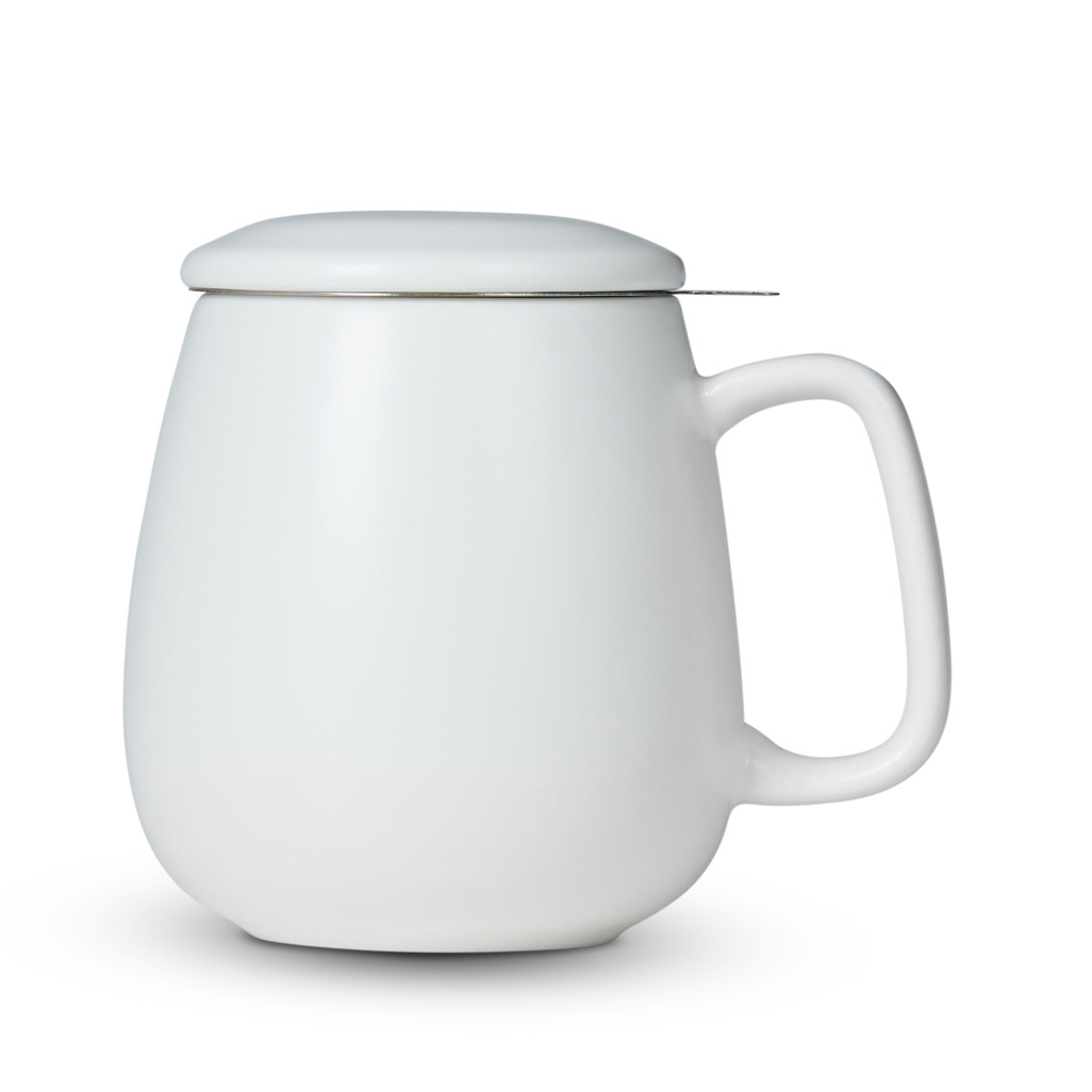 T2 Teaset Hugo White Mug with Infuser image number 0