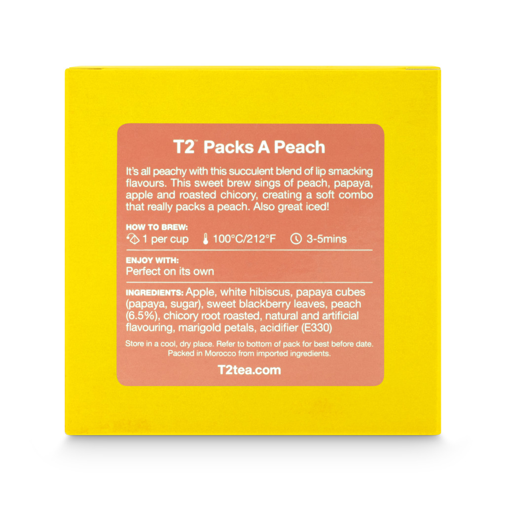 Packs A Peach Tea Bag Cube 25 pack image number 3
