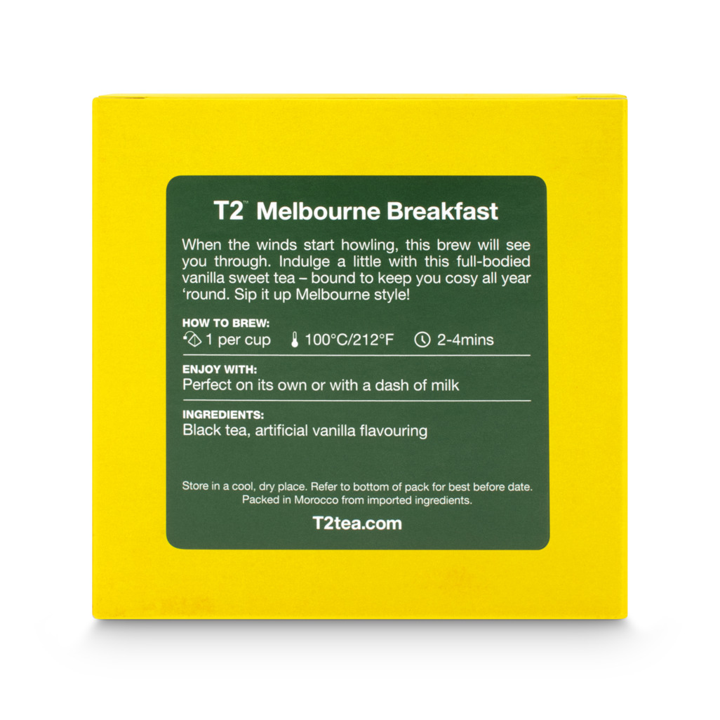 Melbourne Breakfast Tea Bag Cube 25 pack image number 3