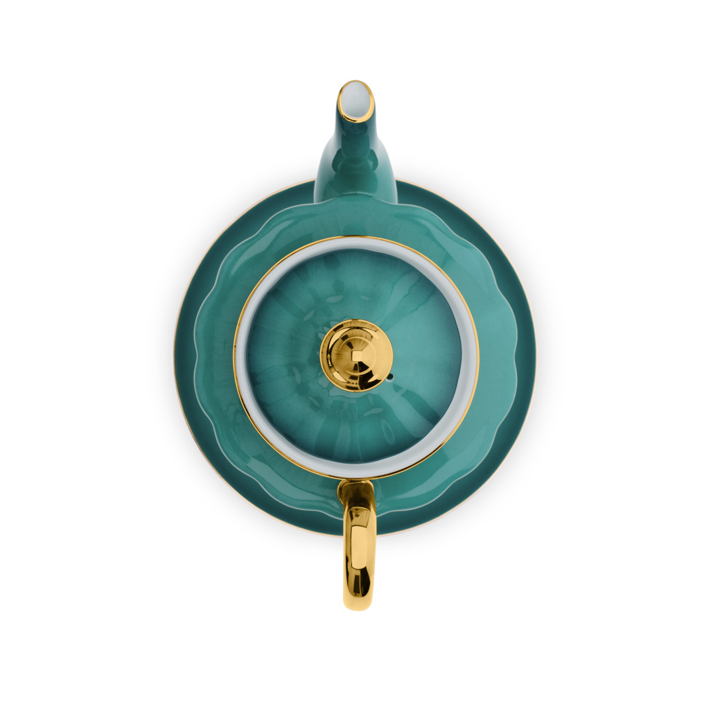 Ombre Opulence Tea For One Peacock image number 4