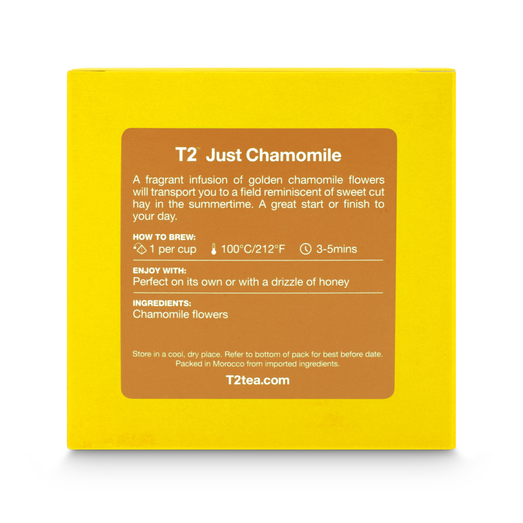 Just Chamomile Tea Bag Cube 25 pack image number 3